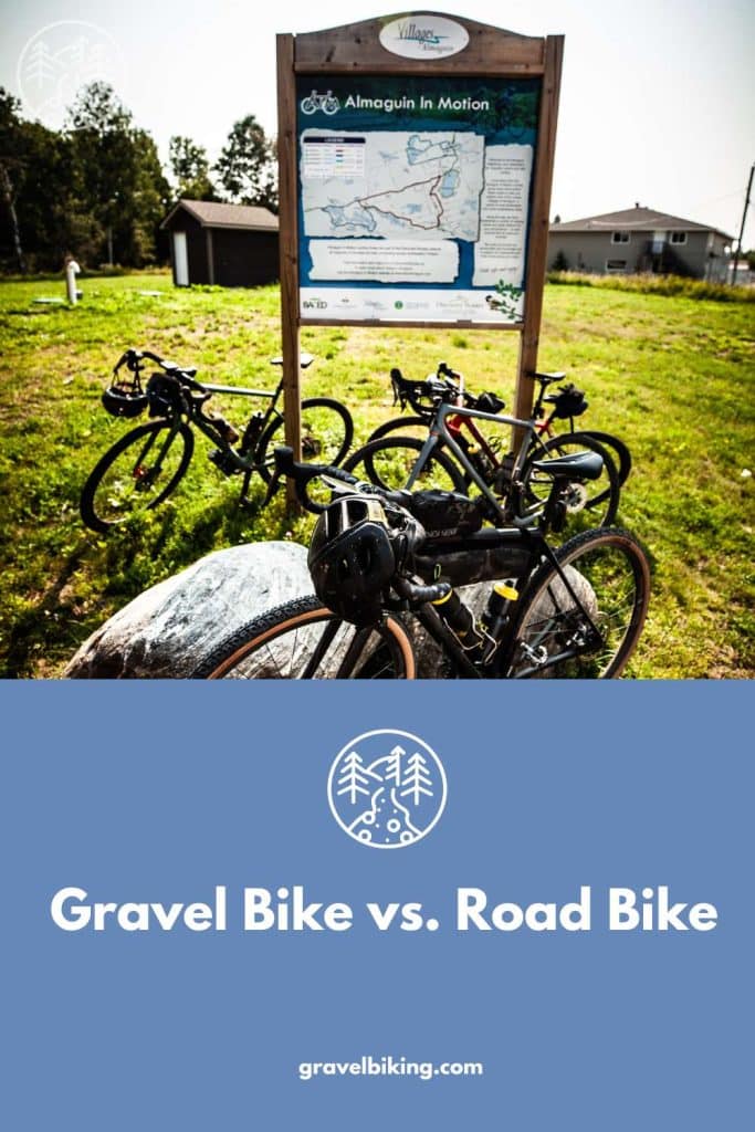 gravel bike vs. road bike
